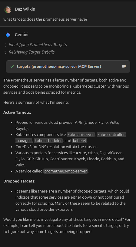 List Targets (Response)